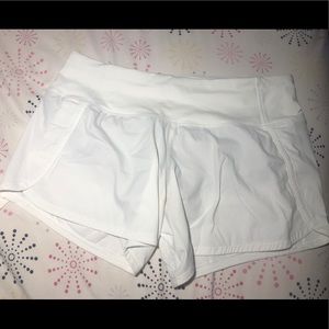 White Lululemon Shorts Size 4